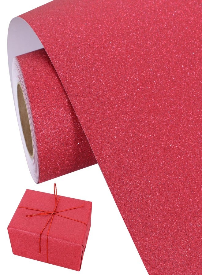 بيشيدا لفة ورق تغليف لامع باللون الأحمر النبيذي من بيشيدا، 17 بوصة × 32.8 قدم، لون موحد، ورق تغليف هدايا لامع، ورق تغليف لأعياد الميلاد، وحفلات الزفاف، وحفلات التخرج، وعيد الميلاد - Image 1